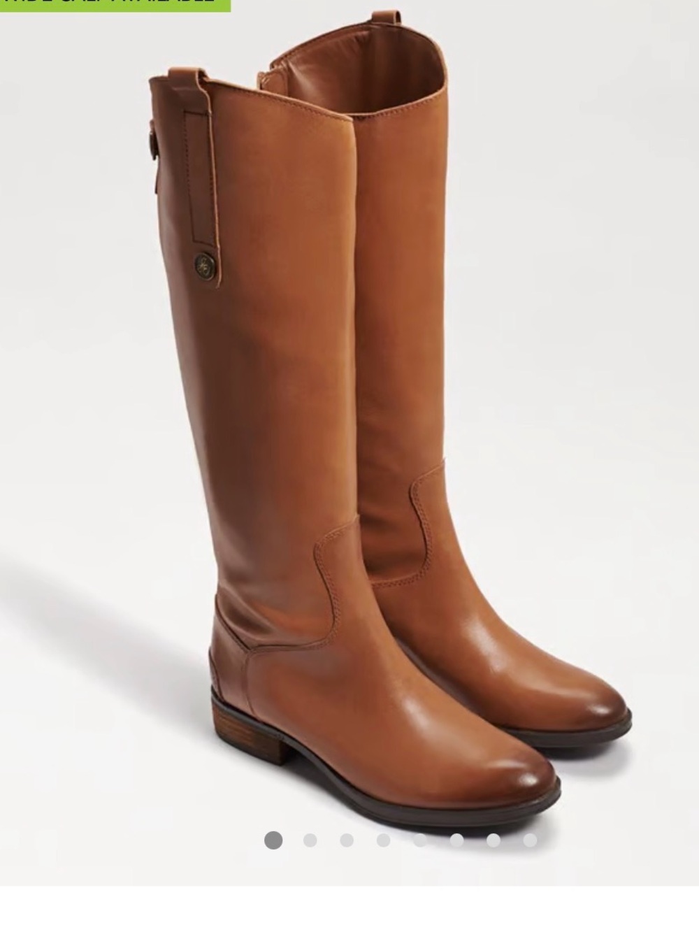 Sam Edelman “Penny” Tall Leather Riding Boots - Tan